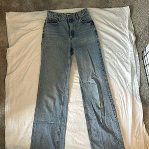 Zara Blue Straight Leg Jeans